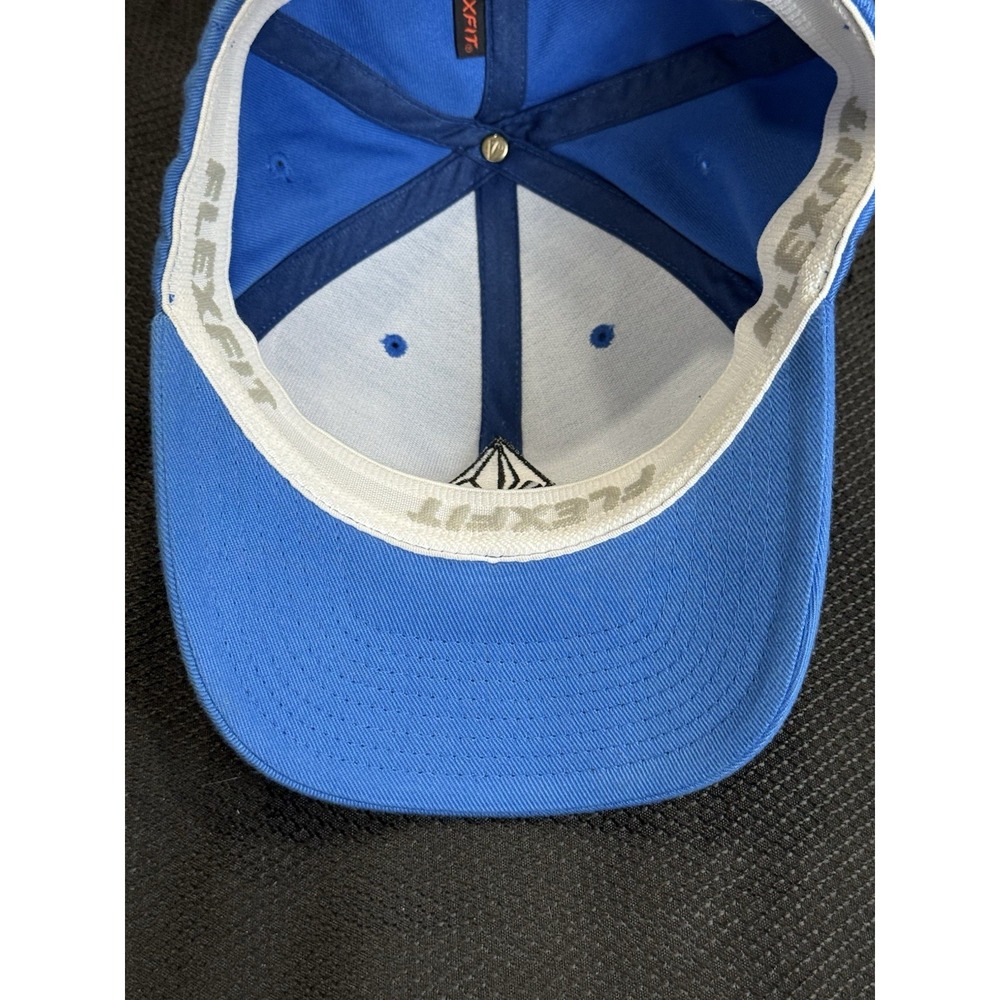 Volcom Full Stone Flexfit Hat Small/Medium Blue Y2K‎ Skater Grunge FAST SHIPPING - Picture 6 of 8